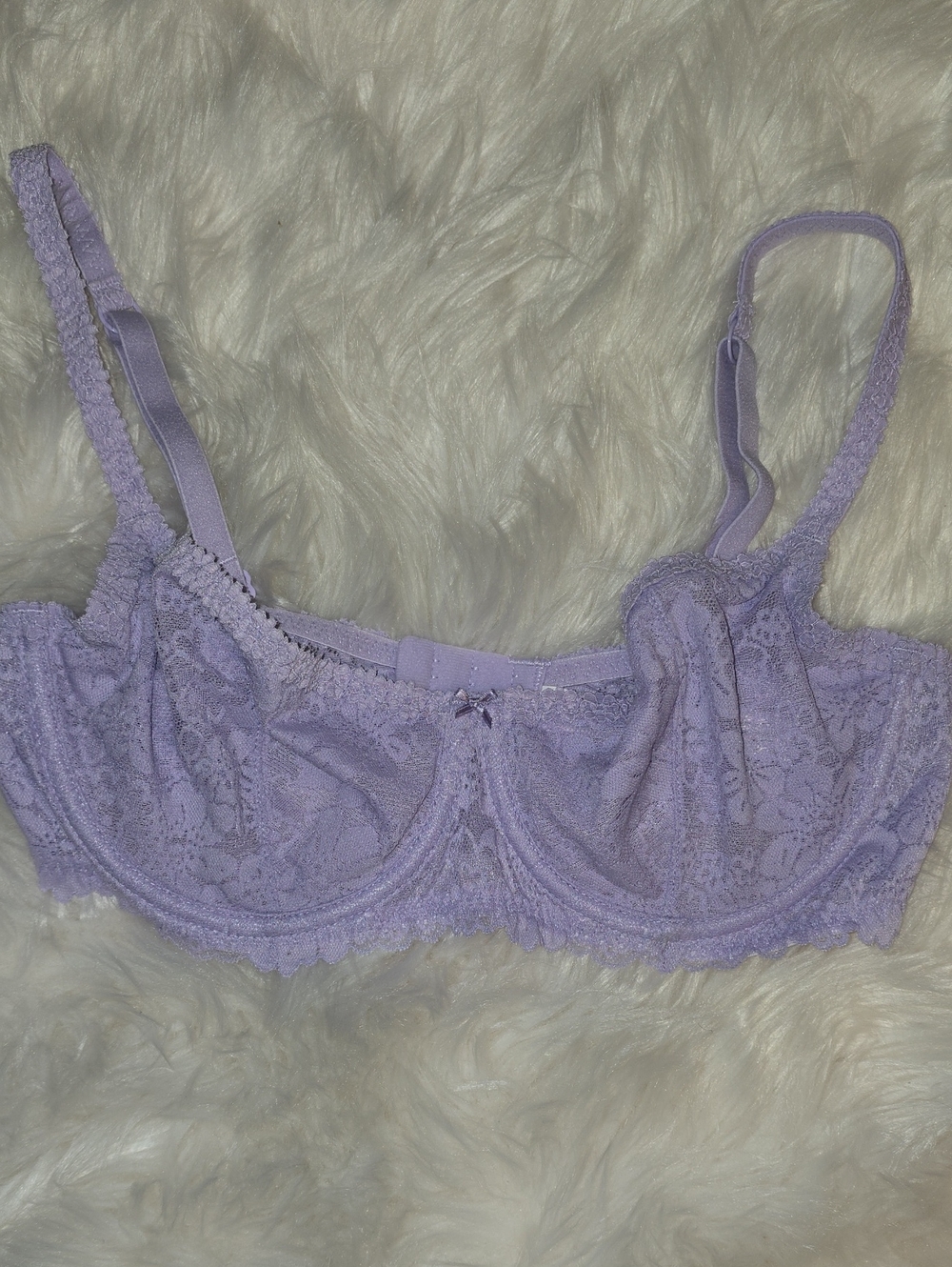 PINK Victoria's Secret Lavender Lace Underwire Bra SIZE 34D